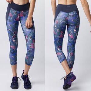 Patagonia Centered Crops 3/4 Leggings Abstract Jungle Women's Size XL